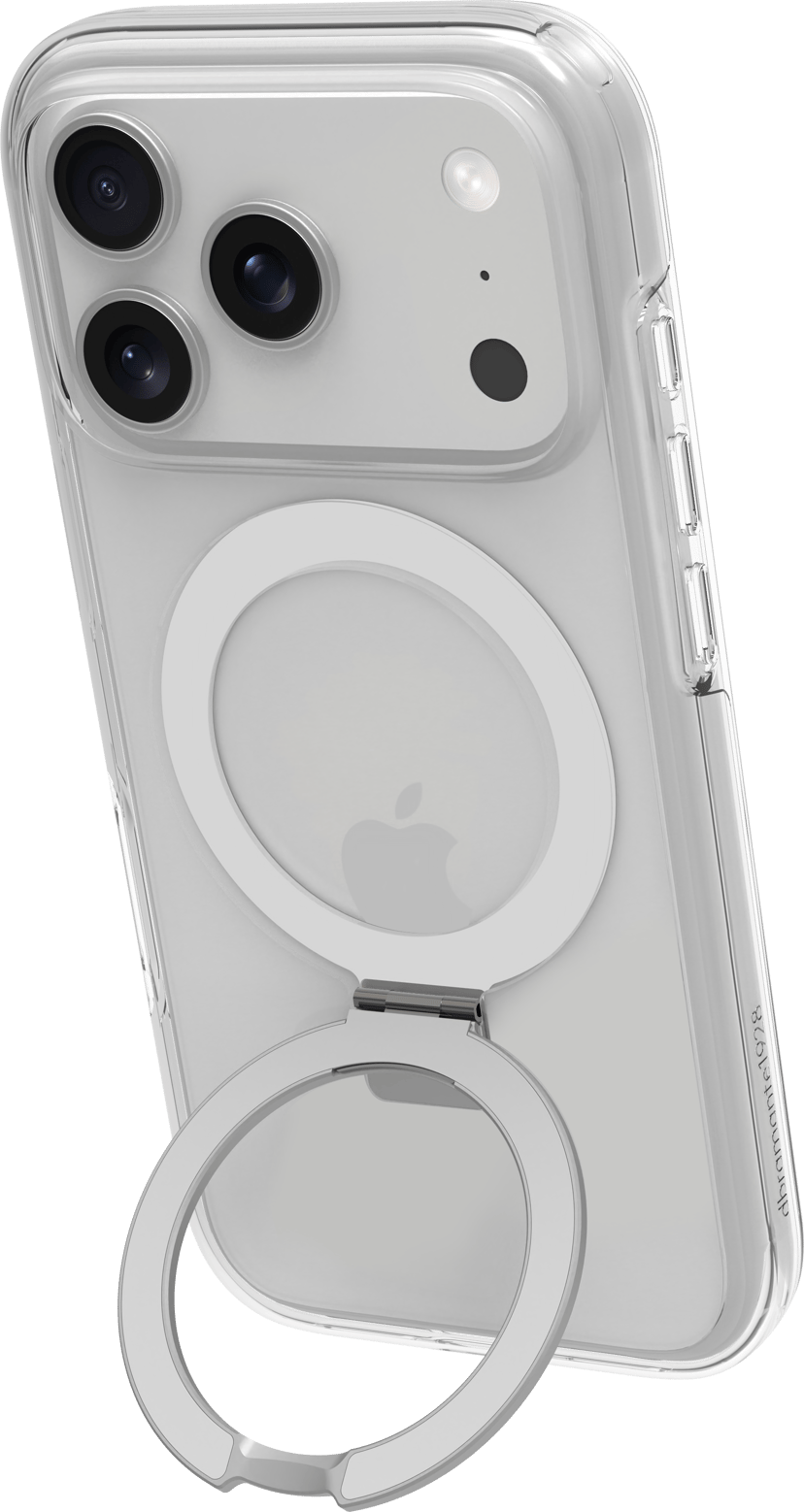 dbramante1928 Iceland Ultra D3O MagSafe Kick iPhone 17 Pro, iPhone 18 Pro Transparent