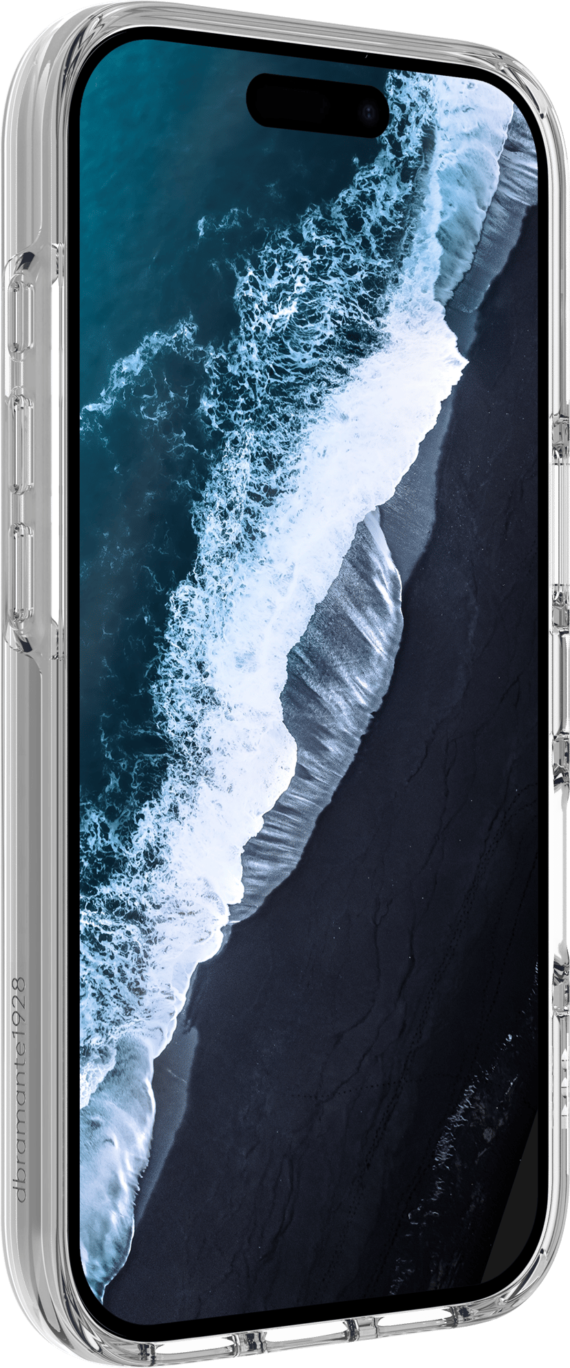 dbramante1928 Iceland Ultra D3O MagSafe Kick iPhone 17 Pro, iPhone 18 Pro Transparent