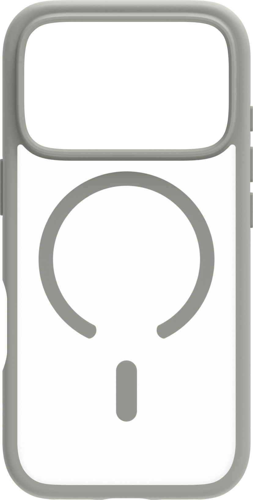 dbramante1928 Grenen Ultra D3O MagSafe iPhone 17 Pro, iPhone 18 Pro Licht Grijs