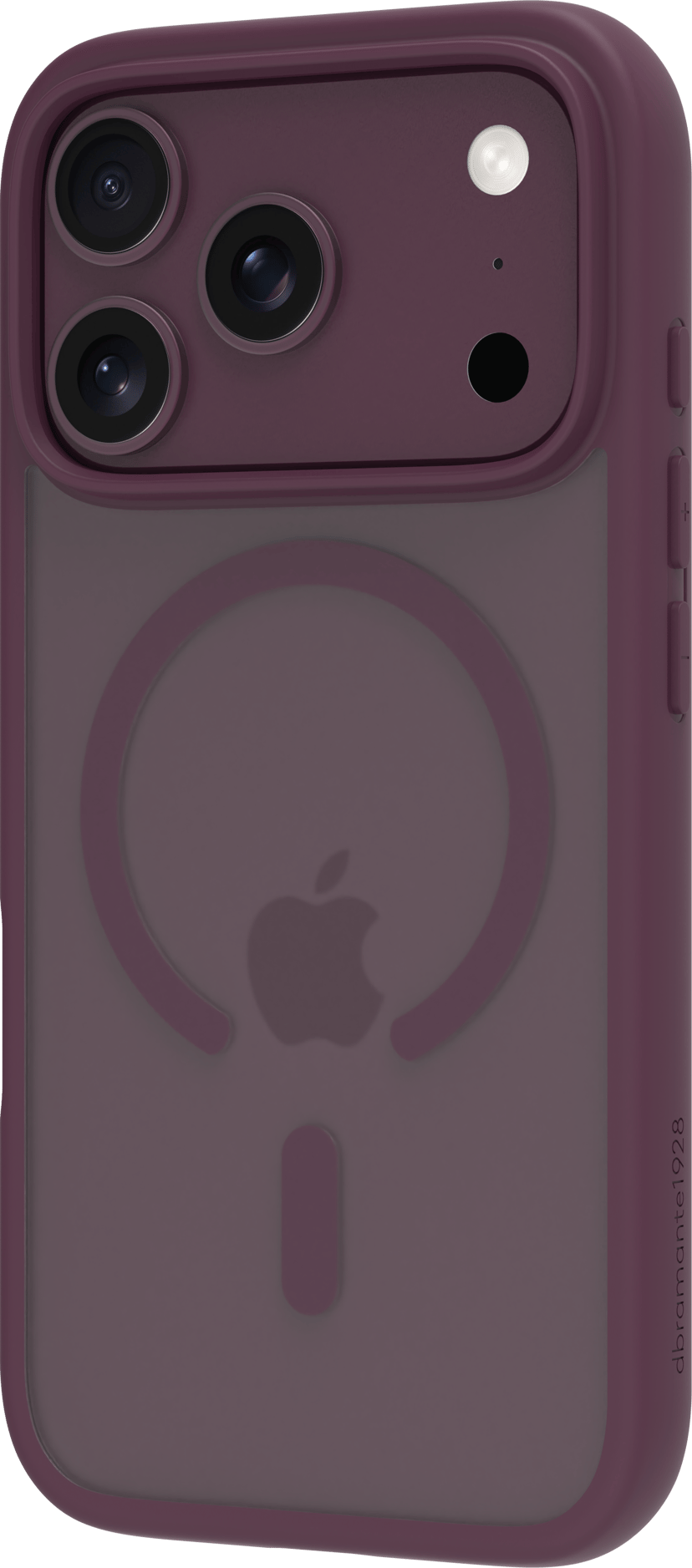 dbramante1928 Grenen Ultra D3O MagSafe iPhone 17 Pro, iPhone 18 Pro Bourgogne