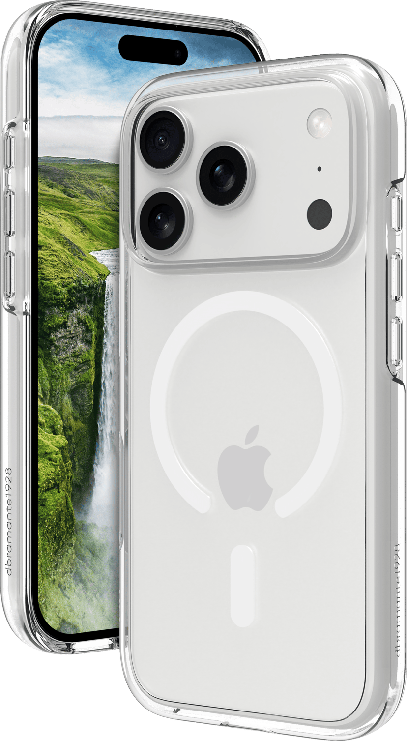 dbramante1928 Iceland Ultra D3O MagSafe iPhone 17 Pro, iPhone 18 Pro Gjennomsiktig