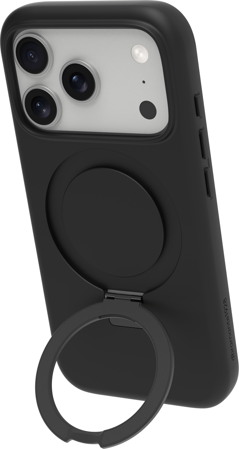 dbramante1928 Iceland Ultra D3O MagSafe Kick iPhone 17 Pro, iPhone 18 Pro Svart