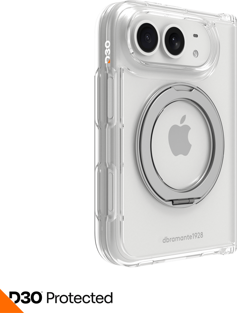 dbramante1928 Iceland Ultra D3O MagSafe Kick iPhone Duo Gjennomsiktig
