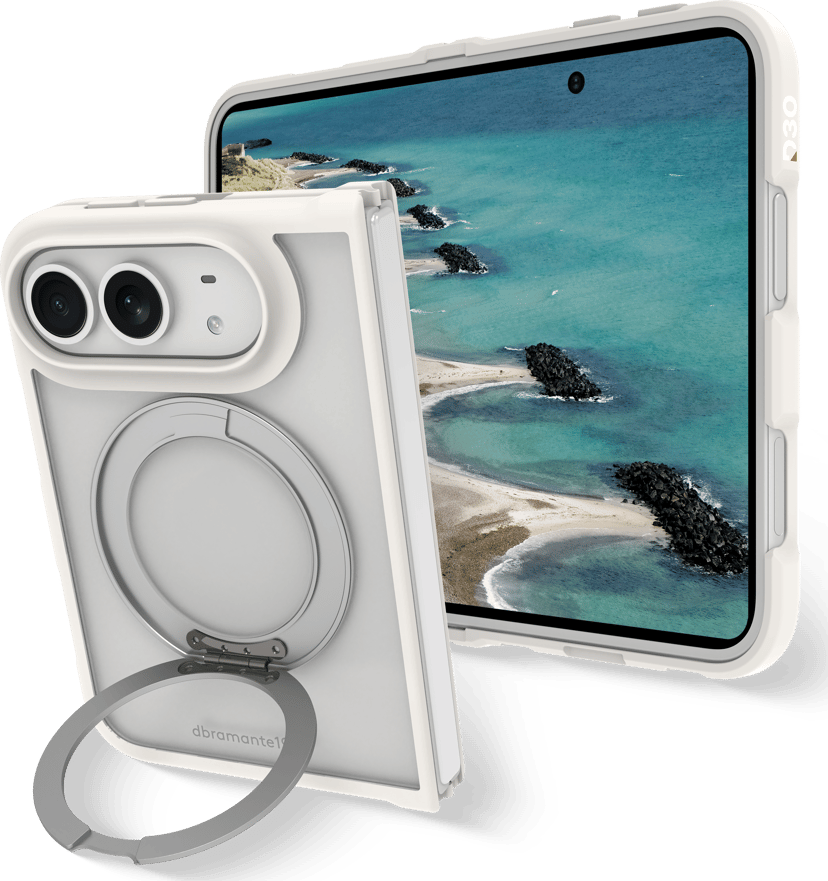 dbramante1928 Grenen Ultra D3O MagSafe Kick iPhone Duo Valkoinen