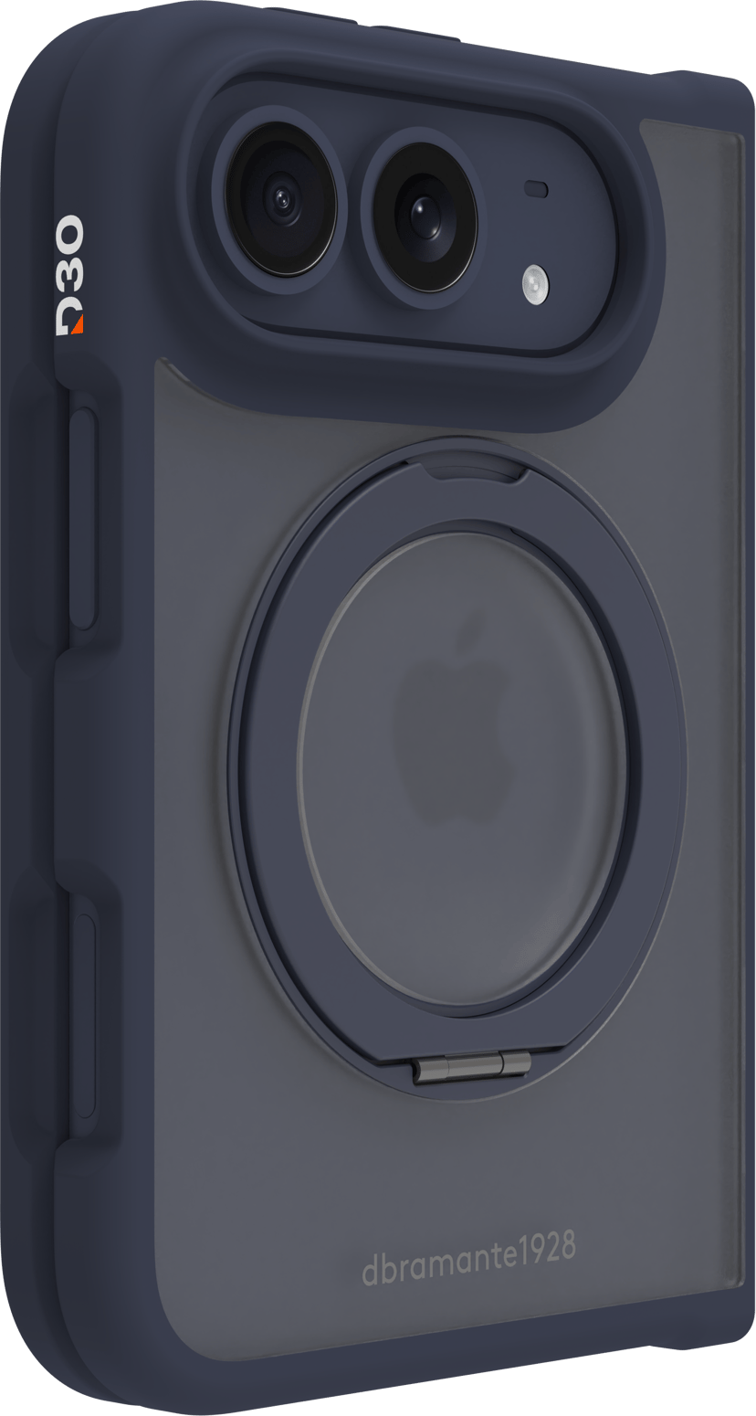 dbramante1928 Grenen Ultra D3O MagSafe Kick iPhone Duo Mørkeblå