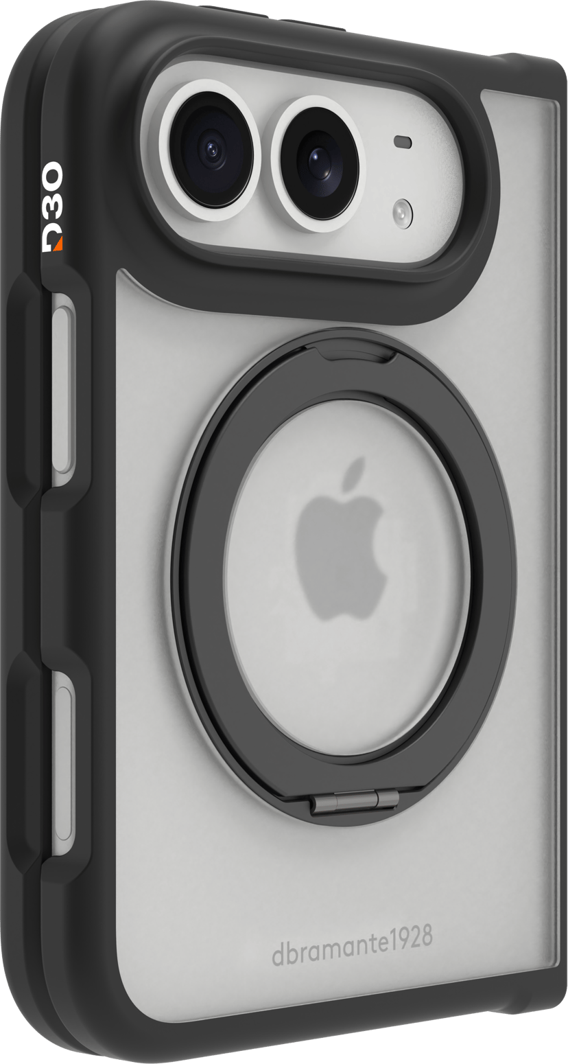 dbramante1928 Grenen Ultra D3O MagSafe Kick iPhone Duo Musta