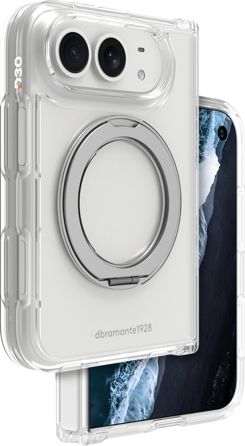 dbramante1928 Iceland Ultra D3O MagSafe Kick iPhone Duo Gjennomsiktig