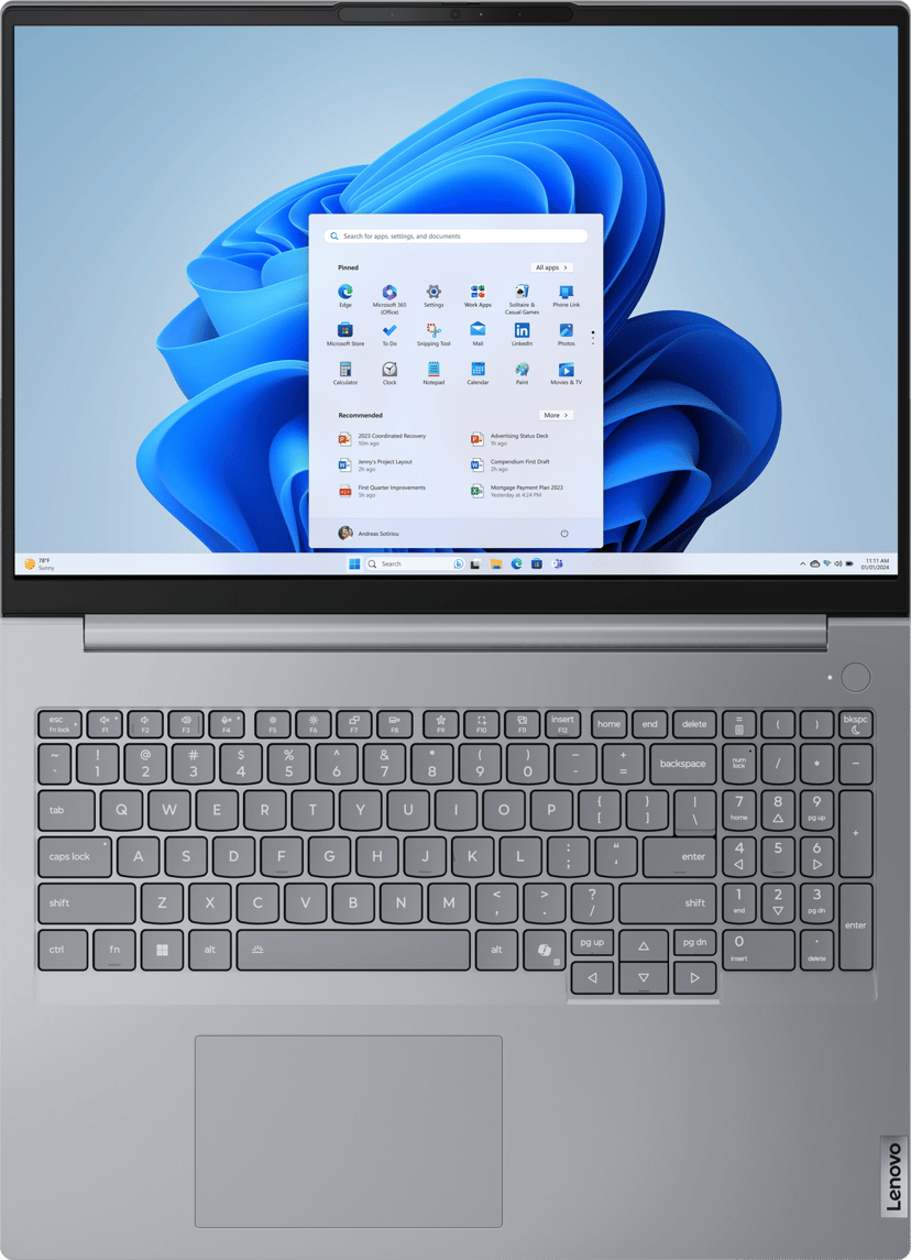 Lenovo ThinkBook 16 G8 Intel Core Ultra 5 16GB 512GB 16"