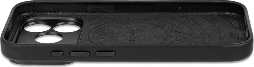 Decoded Leather Backcover iPhone 18 Pro Zwart