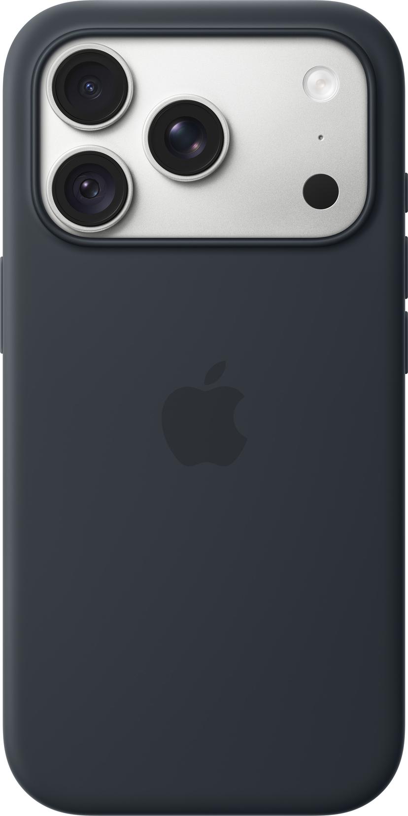 Apple Silicone Case MagSafe iPhone 18 Pro Marineblå