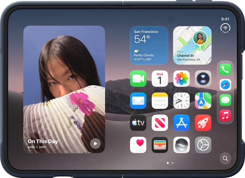 Apple Deksel iPhone Duo Marineblå