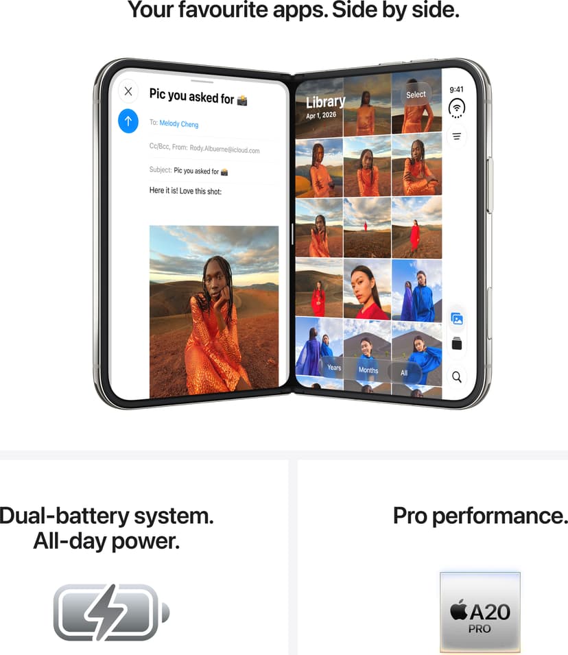 Apple iPhone Duo 512GB Stjernehvit