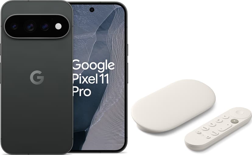 Google Pixel 11 Pro 512GB Obsidian + Google TV Streamer (4K)