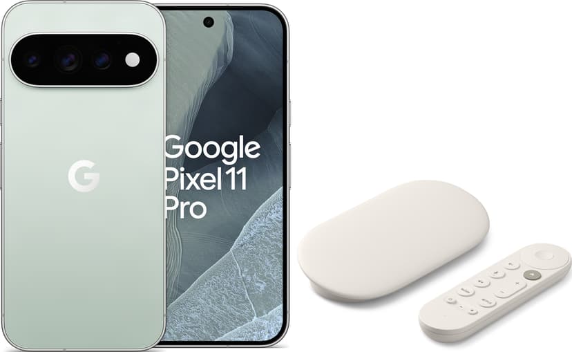 Google Pixel 11 Pro 256GB Fog + Google TV Streamer (4K)