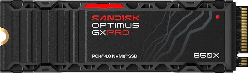 SanDisk Optimus GX Pro 850X 1TB SSD Heatsink M.2 PCIe 4.0