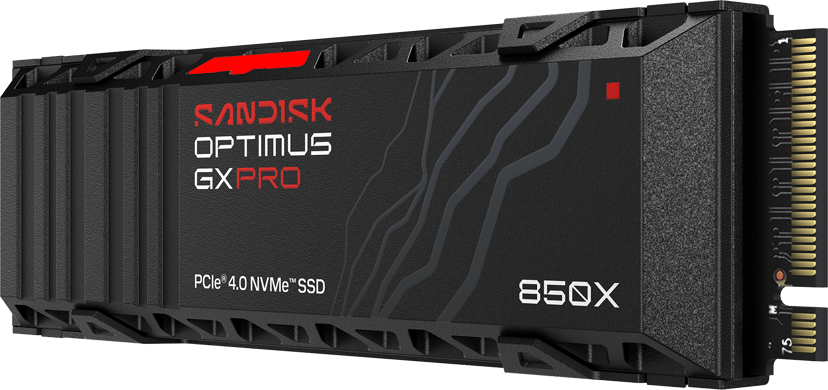 SanDisk Optimus GX Pro 850X 2TB SSD Heatsink M.2 PCIe 4.0