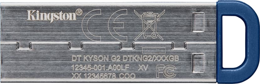 Kingston DataTraveler Kyson G2 64GB 64GB USB-A Rustfrit stål