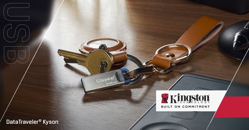 Kingston DataTraveler Kyson G2 512GB 512GB USB-A Rostfritt stål