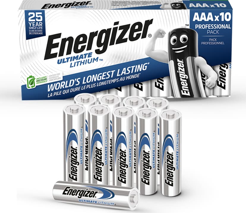Energizer Ultimate Lithium AAA/L92 10-Pack