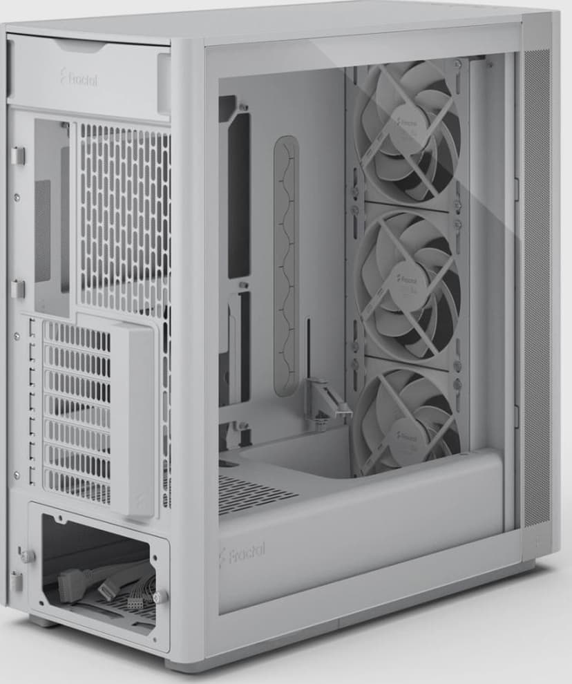 Fractal Design Define One Light TG Clear Tint Midi Tower Hvid