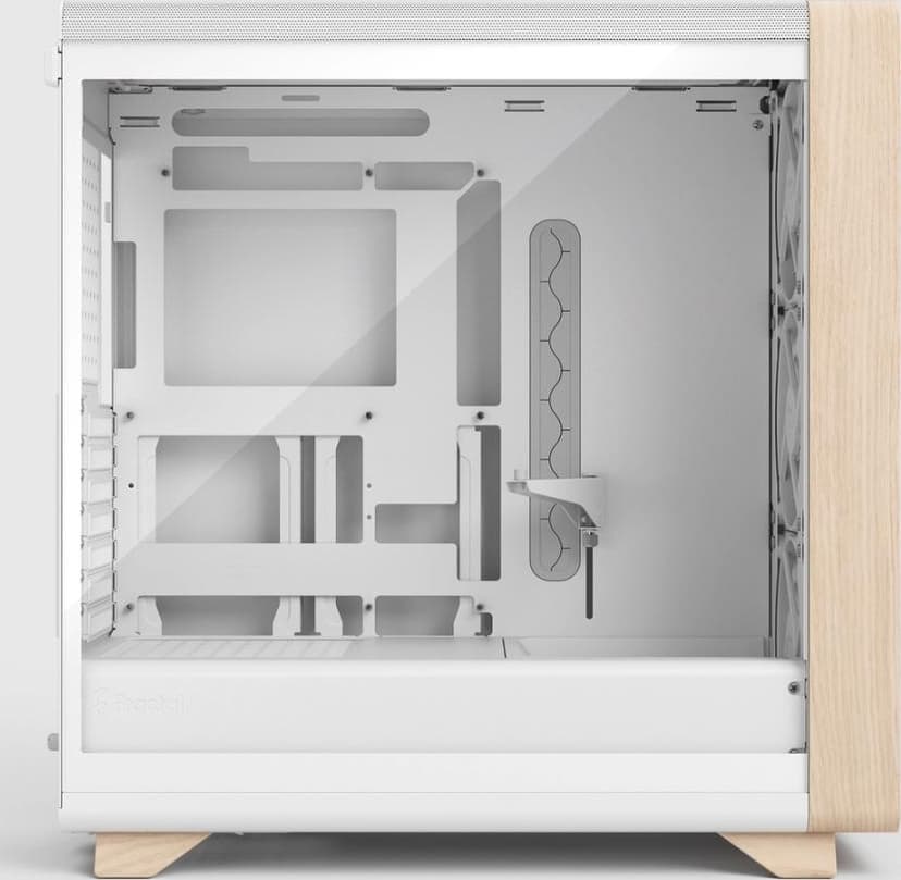 Fractal Design Summit Chalk TG Clear Tint Midi Tower Hvit