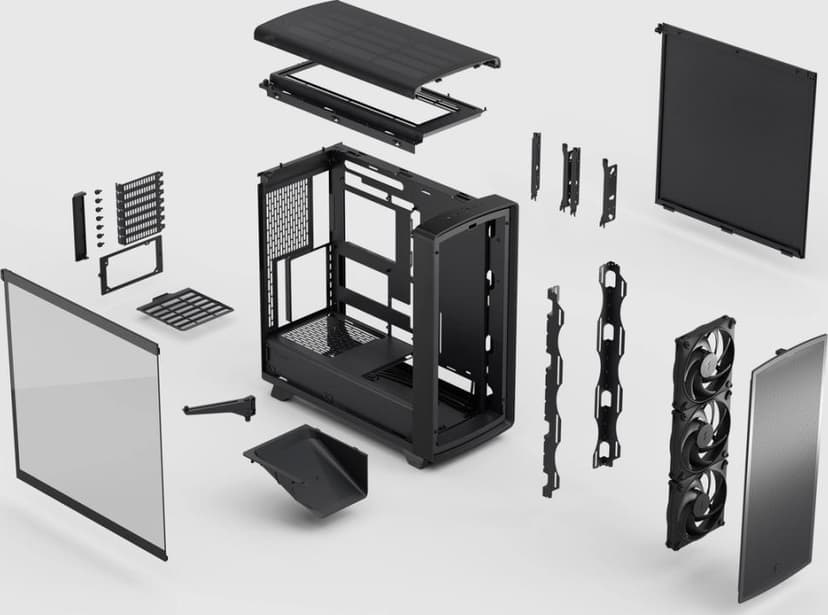 Fractal Design Summit TG Light Tint Midi Tower Blackout