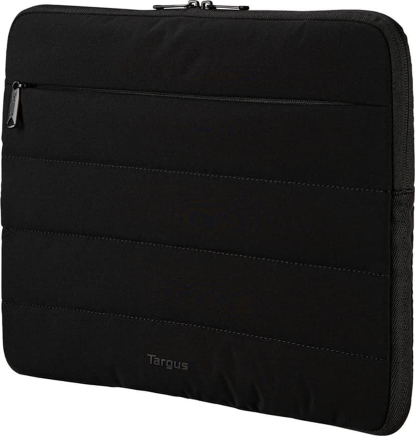 Targus Puffer Sleeve 14" Polyester, Plys Sort