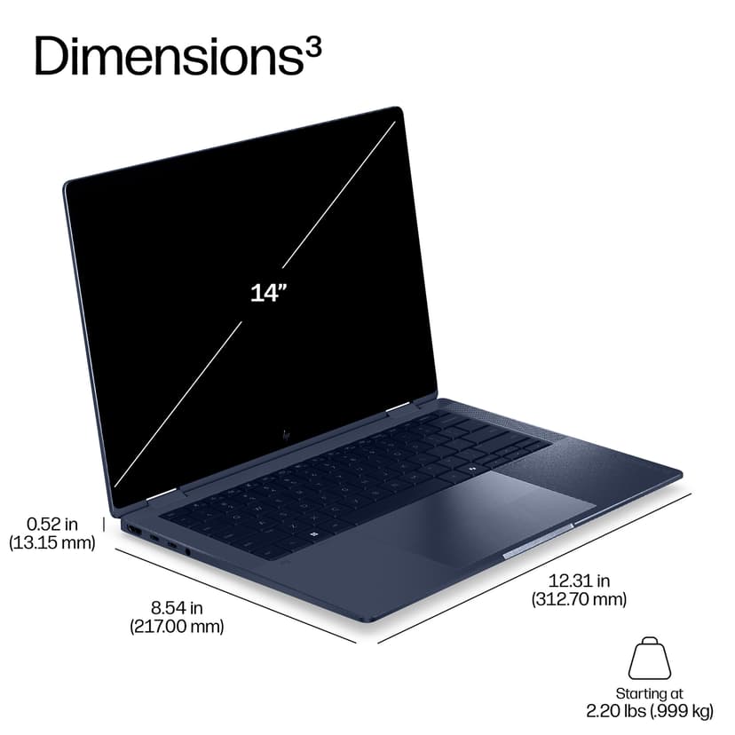 HP EliteBook X G2i Intel Core Ultra 7 32GB 512GB 14"