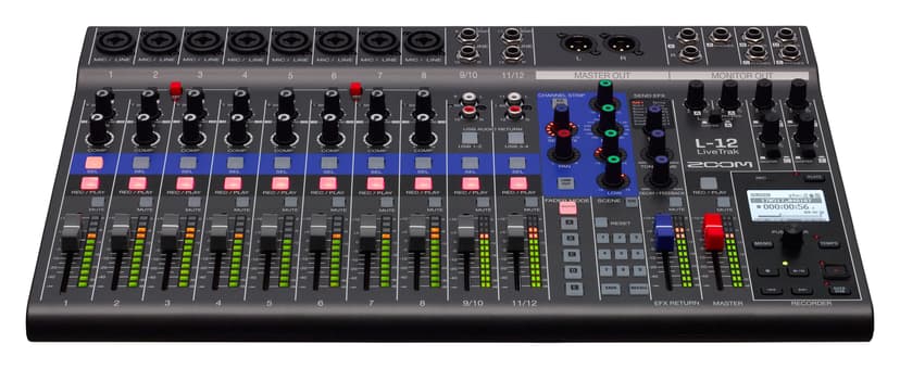 Zoom Livetrak L-12 Mixer - Digitaalinen mikseri 12 kanavalla