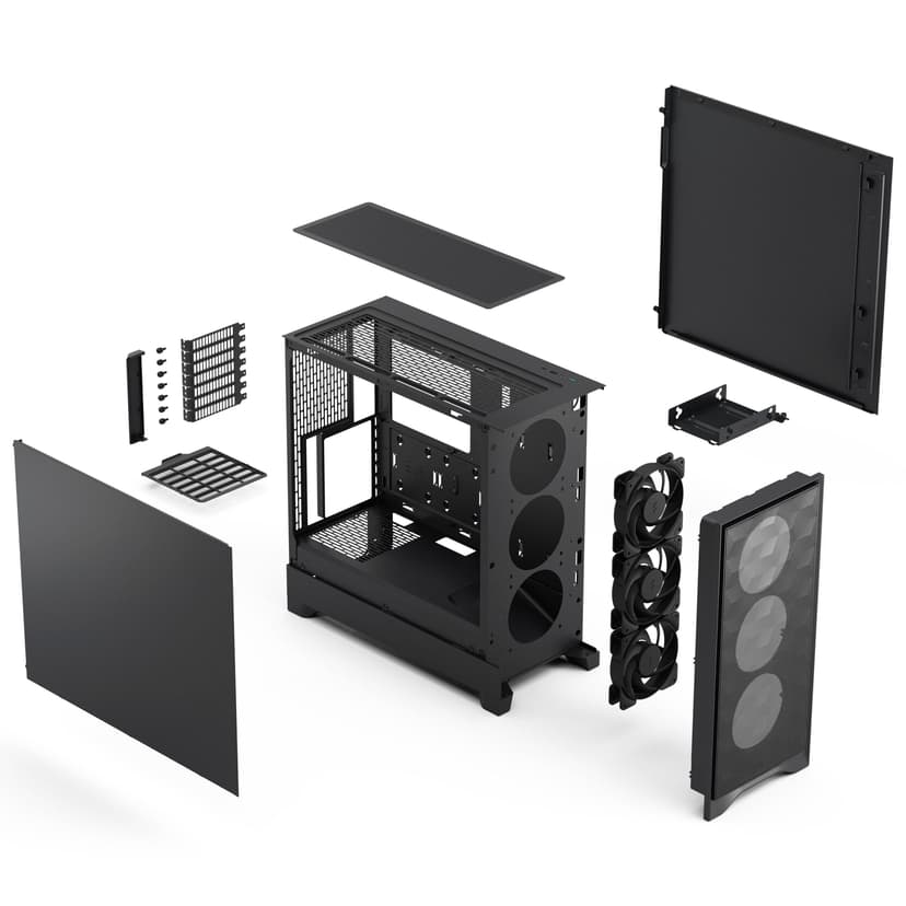 Fractal Design Pop 2 Air Solid Midi Tower Svart