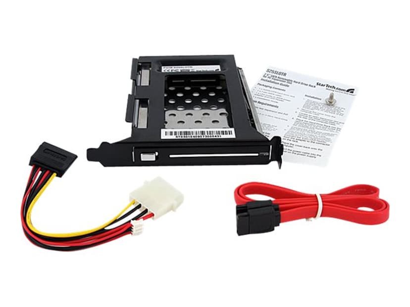 Startech 2.5in SATA Removable Hard Drive Bay for PC Expansion Slot