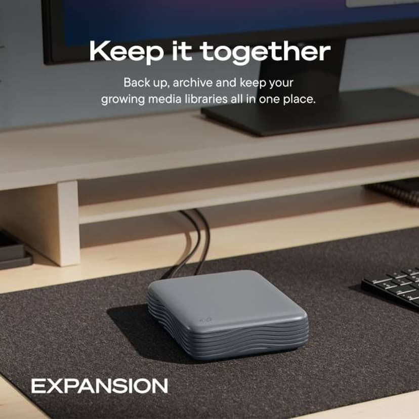 Seagate Expansion Desktop HDD 24TB Grå