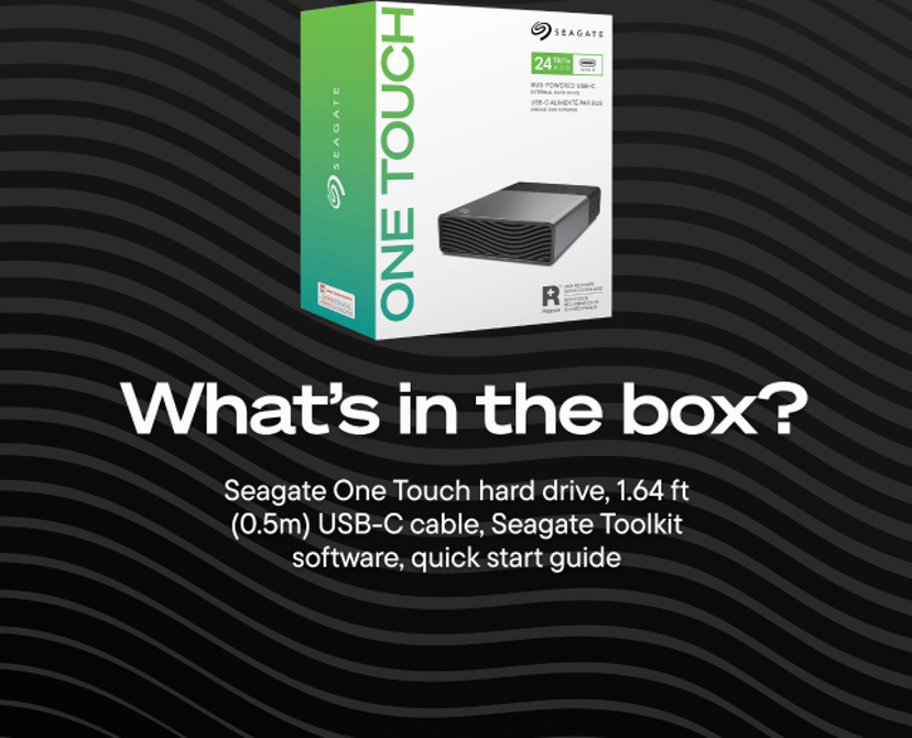 Seagate One Touch Desktop HDD 16TB Donkergrijs