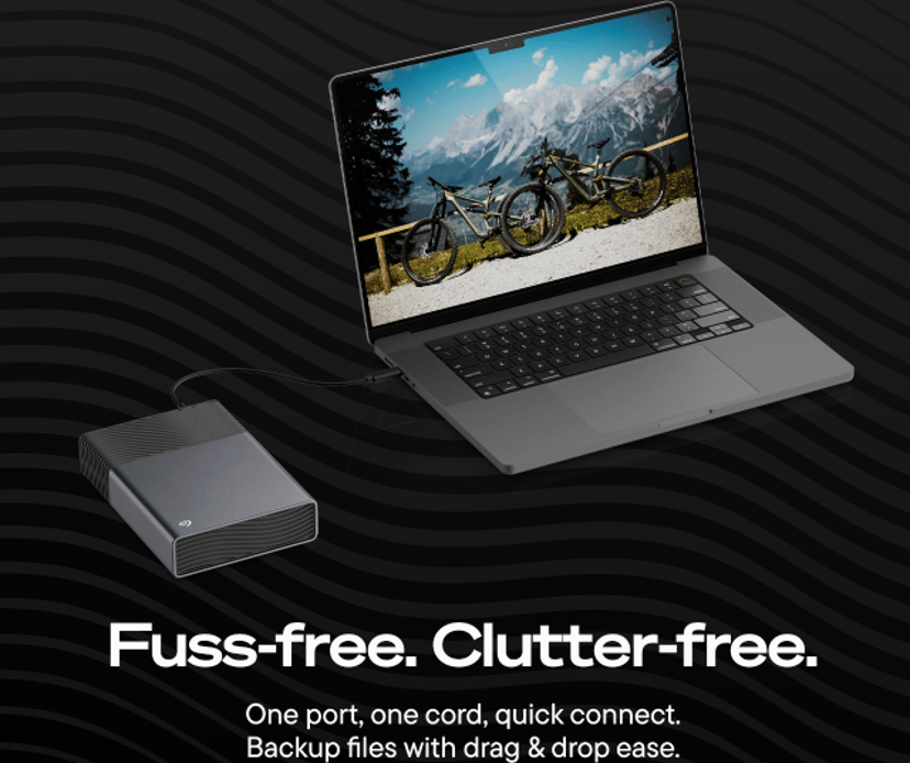 Seagate One Touch Desktop HDD 16TB Mørk grå