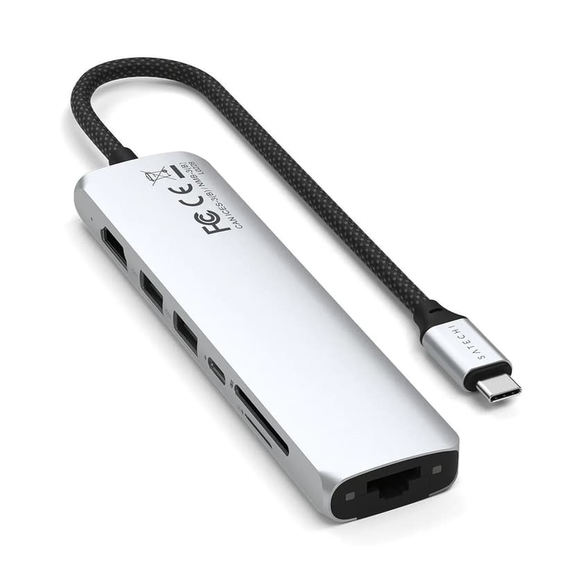 Satechi 7-in-1 USB-C Multiport Adapter med Ethernet USB-C