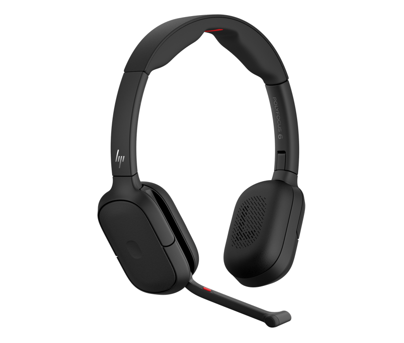HP Poly Focus 625 Fold Stereo Bluetooth Headset Stereo USB-C Svart