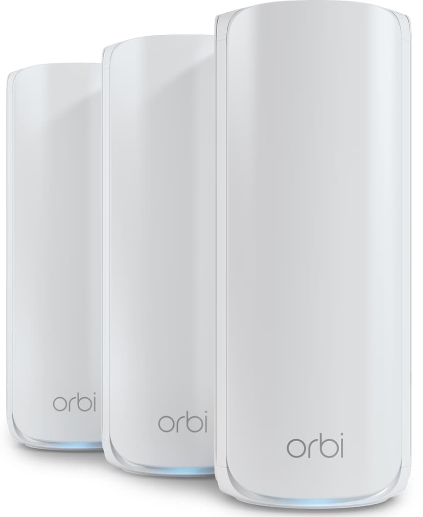 Netgear Orbi 870 Tri-band WiFi 7 Hvid 3-pak