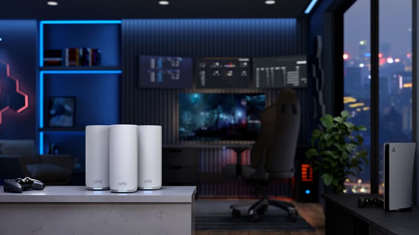Netgear Orbi 870 Tri-band WiFi 7 Hvit 3-pakning