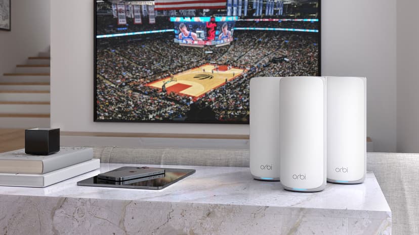 Netgear Orbi 870 Tri-band WiFi 7 Hvid 3-pak