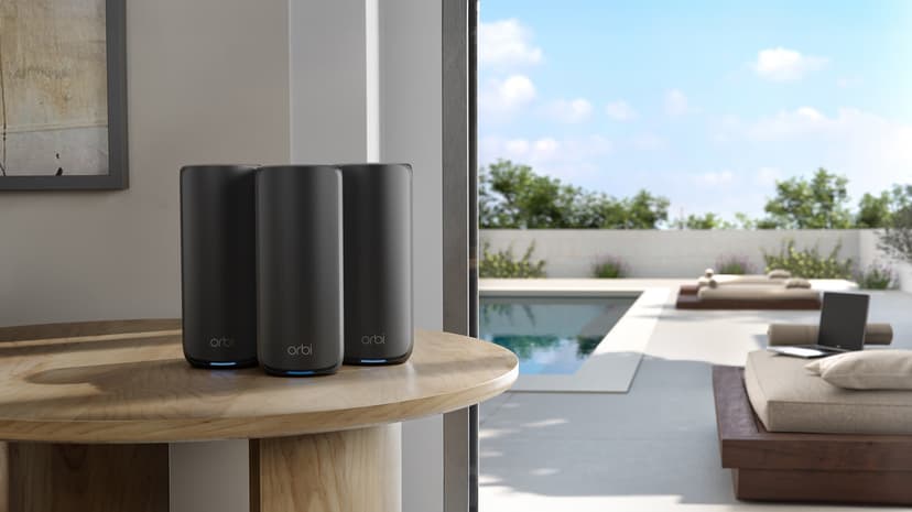 Netgear Orbi 870 Tri-band WiFi 7 Svart 3-pack
