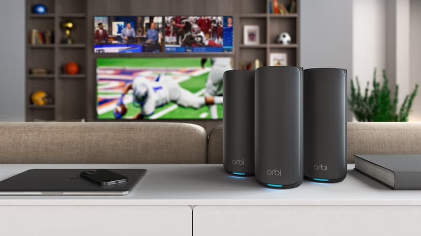 Netgear Orbi 870 Tri-band WiFi 7 Svart 3-pack