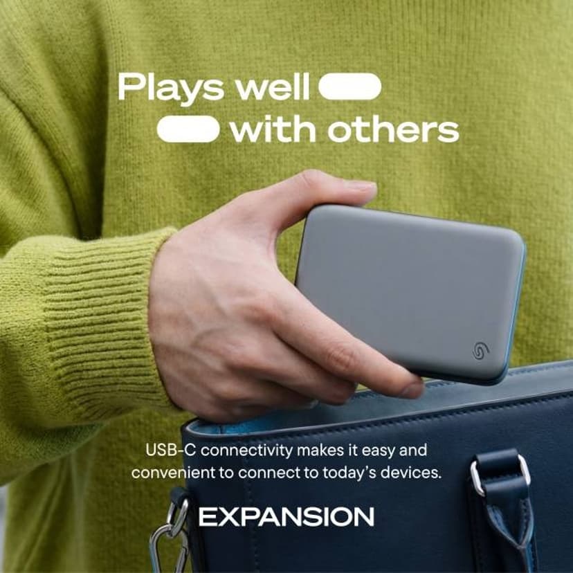 Seagate Expansion Portable 4TB Svart