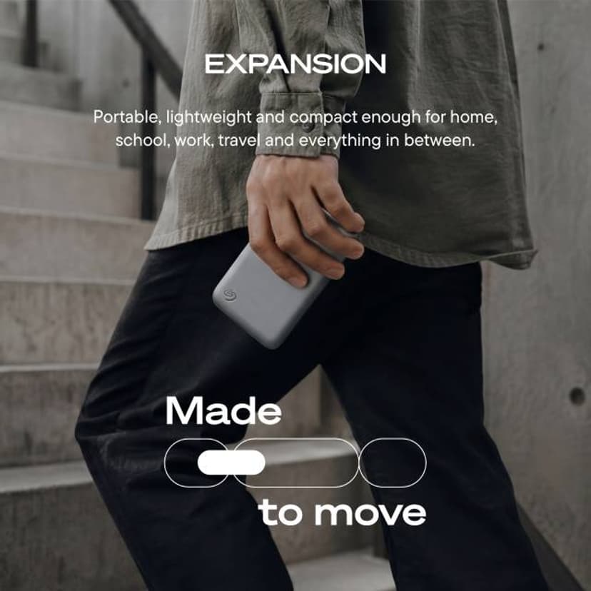 Seagate Expansion Portable 2TB Musta