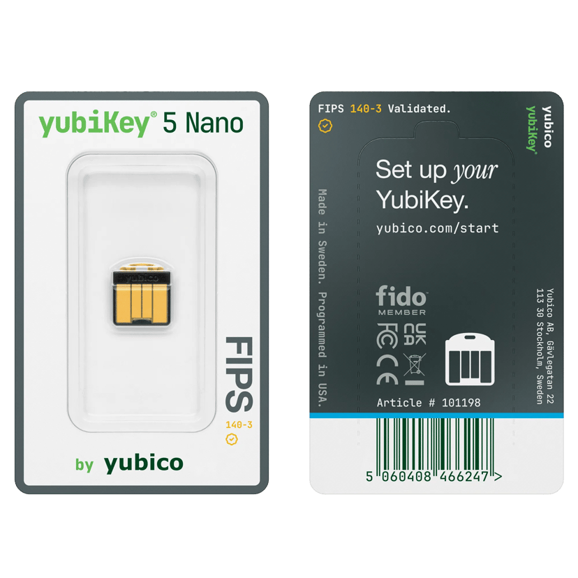 Yubico YubiKey 5 Nano FIPS (140-3)