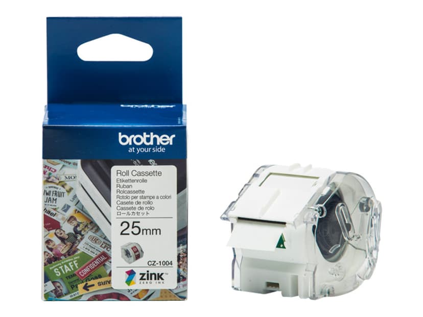 Brother Etikett/Färgband 25mm CZ-1004 - VC-500W
