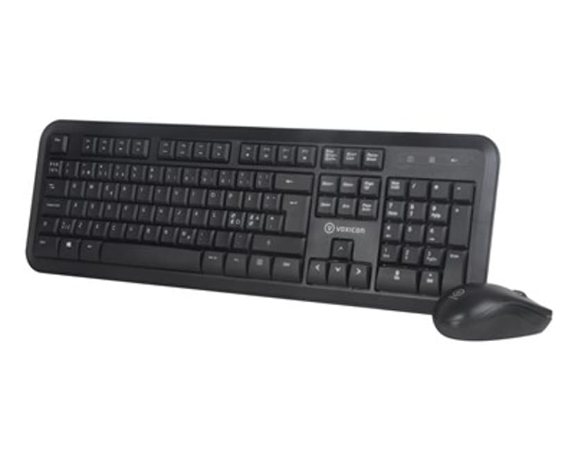 Voxicon Trådlös Tangentbord och mus 210WLB Nordic
