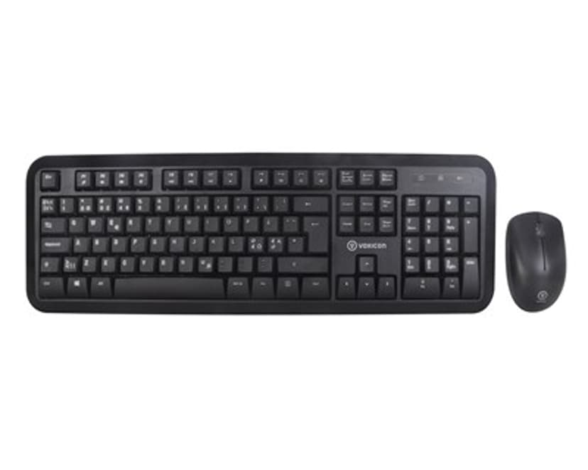Voxicon Trådløst tastatur og mus 210WLB Kailh switch + BoYue switch Nordisk