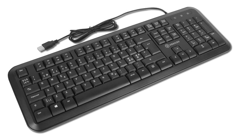 Voxicon Näppäimistö Standard 210Wl USB-A Pohjoismainen