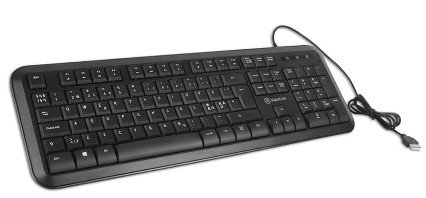 Voxicon Näppäimistö Standard 210Wl USB-A Pohjoismainen