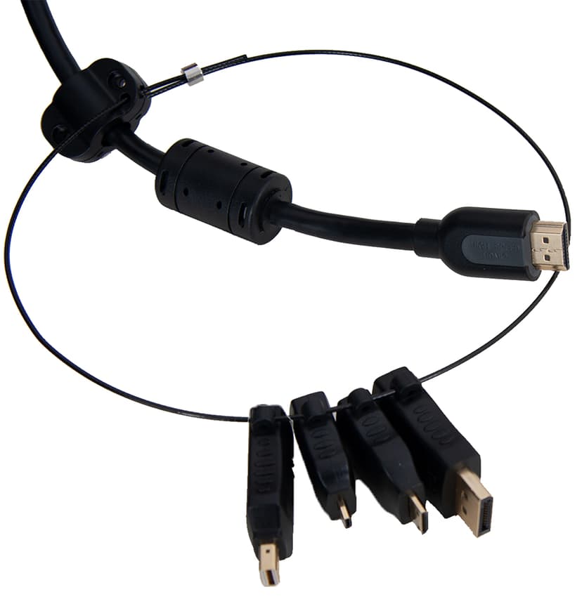 Prokord Video Adapter Kit DP/HDMI HDMI Type A DisplayPort/HDMI, DisplayPort Mini/HDMI, HDMI Micro/HDMI, HDMI Mini/HDMI